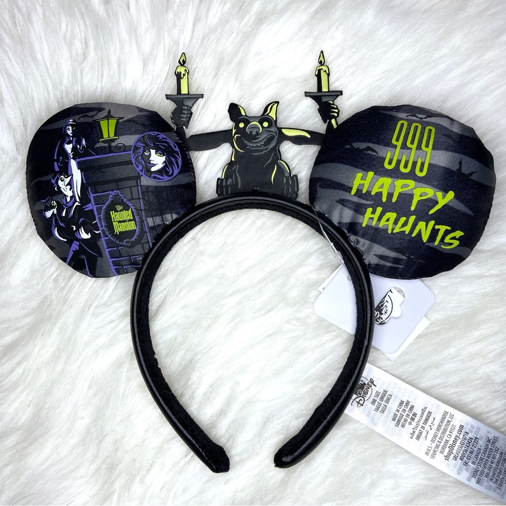 Disney Parks One Size Haunted House Mickey Ears NWT